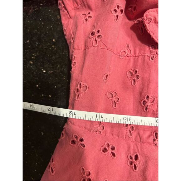 Maggie Sweet Kimberly overall dress _  pink  Romper Playsuit size S NWT. - Picture 6 of 6